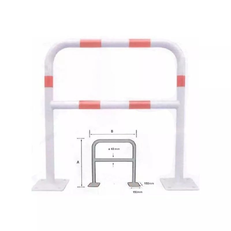 Barrera De Seguridad 1000X1000Mm Blanco/Rojo Ø 40Mm Metalworks Bar400Rb En Oferta Barrera De Seguridad 1000X1000Mm Blanco/Rojo Ø 40Mm Metalworks Bar400Rb Barato