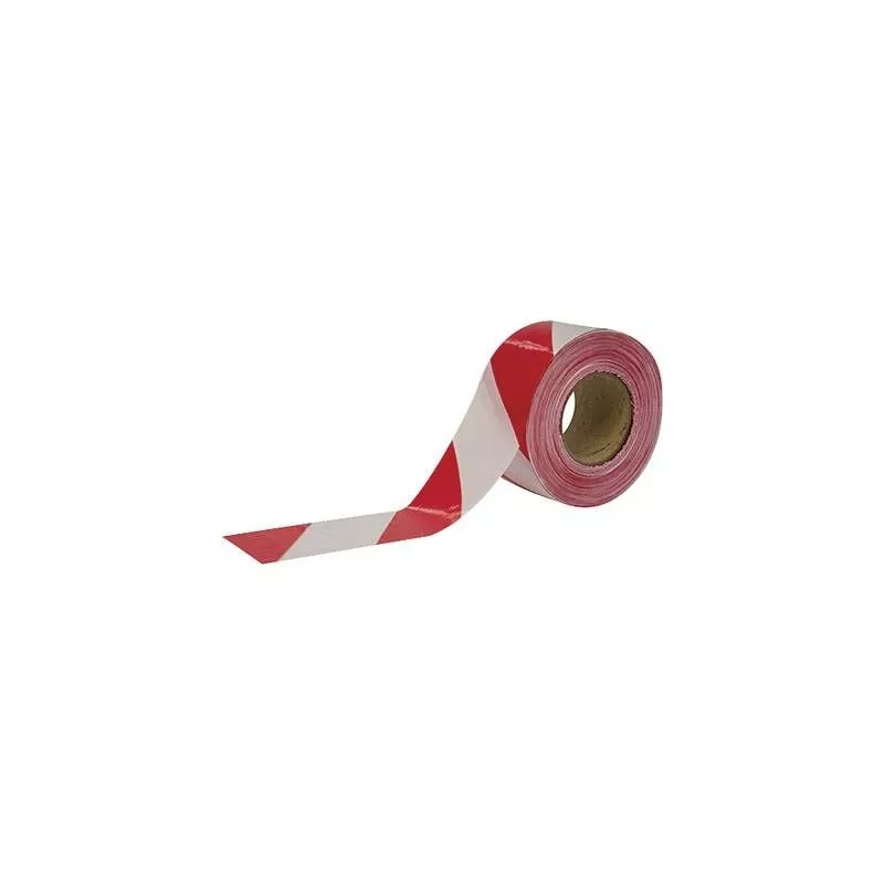 182780 ABSPERRBAND ROJO/BLANCO (L X B) 100M X 75MM - Cimco barato