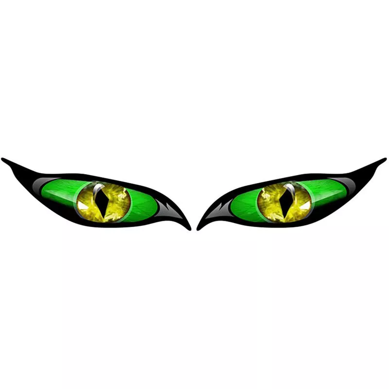 2Pcs Pegatinas De Coche Evil Eye Zombie Style Calcomania Impermeable A Prueba De Sol Para Espejo Retrovisor 5 * 2In,Verde En Oferta 2Pcs Pegatinas De Coche Evil Eye Zombie Style Calcomania Impermeable A Prueba De Sol Para Espejo Retrovisor 5 * 2In