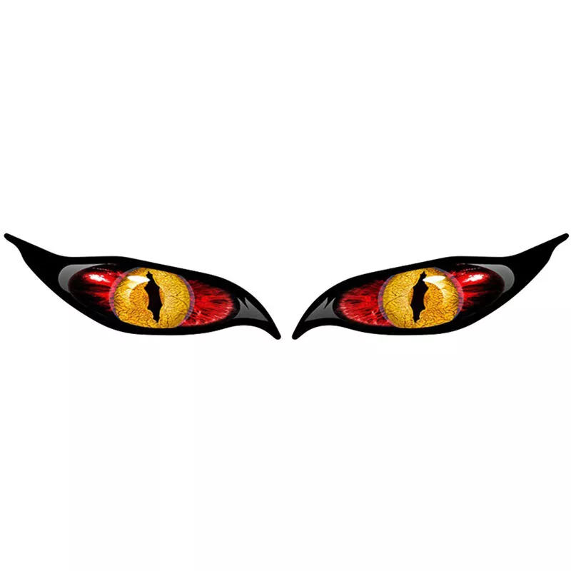 2Pcs Pegatinas De Coche Evil Eye Zombie Style Calcomania Impermeable A Prueba De Sol Para Espejo Retrovisor 5 * 2In,Rojo En Oferta 2Pcs Pegatinas De Coche Evil Eye Zombie Style Calcomania Impermeable A Prueba De Sol Para Espejo Retrovisor 5 * 2In