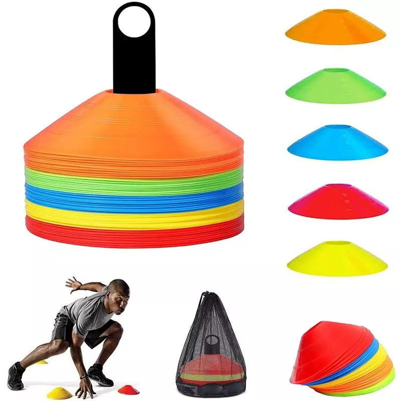 50 Almohadillas Para Marcar Conos De Fútbol, Conos En Forma De Disco Para Entrenamiento De Fútbol, Ayuda De Entrenamiento De Coordinación Viene En Oferta 50 Almohadillas Para Marcar Conos De Fútbol