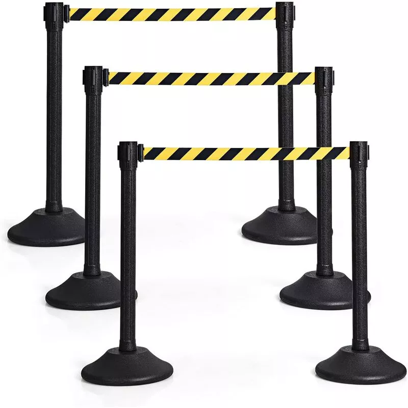 6 Poste Separador con Cinta Extensible de 1