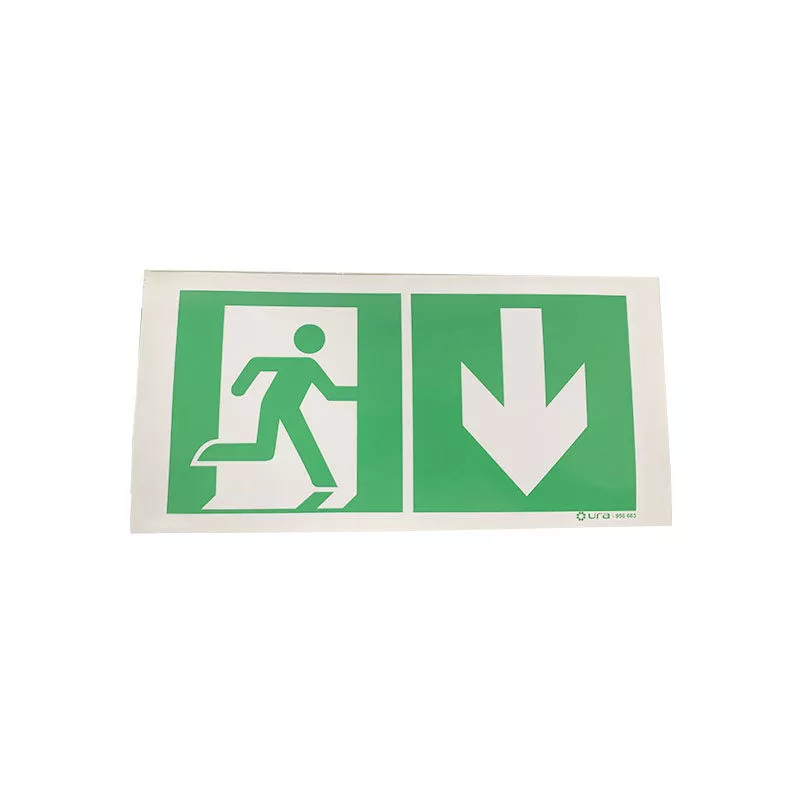 956663 Pictograma adhesivo de salida de evacuación - URA barato