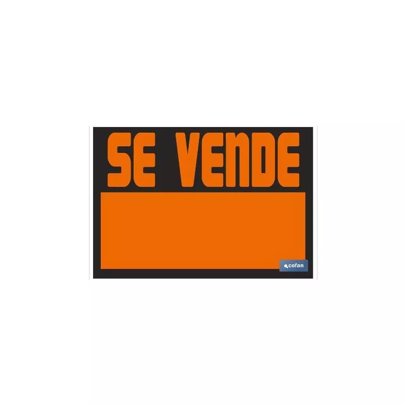 AC1 Señal 'Se Vende' | Naranja - 800X500 mm barato