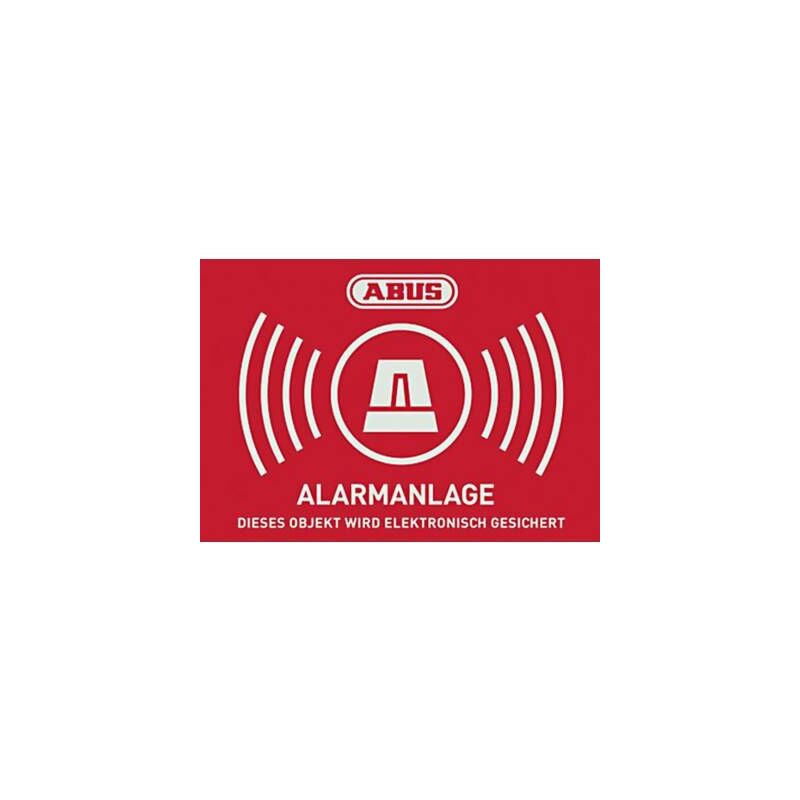 Au1423 ''Sistema De Alarma'' Pegatinas De Advertencia Rojo