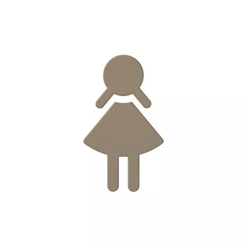 Adhesivo mujer símbolo SERIE 801. Arena de poliamida barato