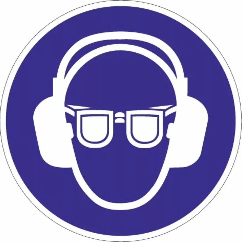 Audiencia de lámina / protección ocular D.200mm azul / blanco práctico barato