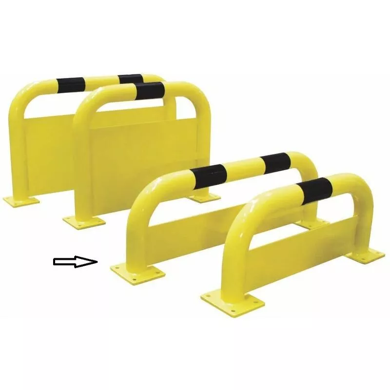 Barrera de protección 1.000 x 350 mm Amarillo/Negro METALWORKS BARP3510NJ barato