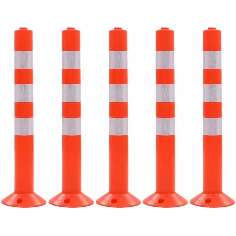 Bolardos De Control De Trafico Plastico 75 Cm 5 Unidades En Oferta Bolardos De Control De Trafico Plastico 75 Cm 5 Unidades Barato