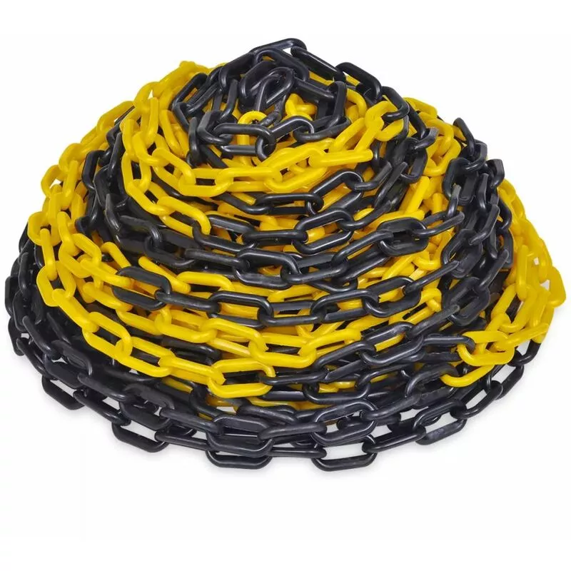 Cadena de Advertencia Amarilla y Negra 30m barato