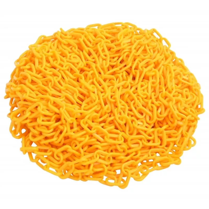Cadena de advertencia plástico amarillo 100 m Ø4 mm barato