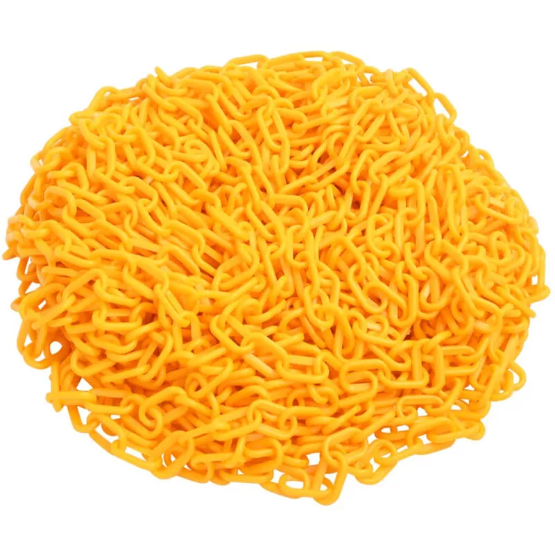 Cadena de advertencia plástico amarillo 100 m Ø8 mm barato