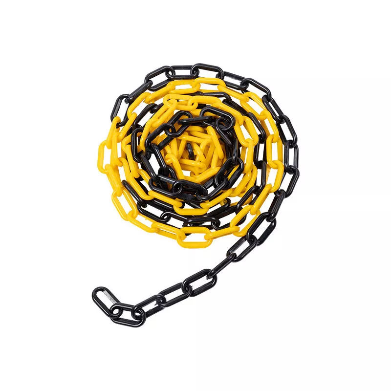 Cadena De Señalización De Plástico Amarillo Y Blanco De 30 M De 6 Mm De Diámetro En Oferta Cadena De Señalización De Plástico Amarillo Y Blanco De 30 M De 6 Mm De Diámetro Barato