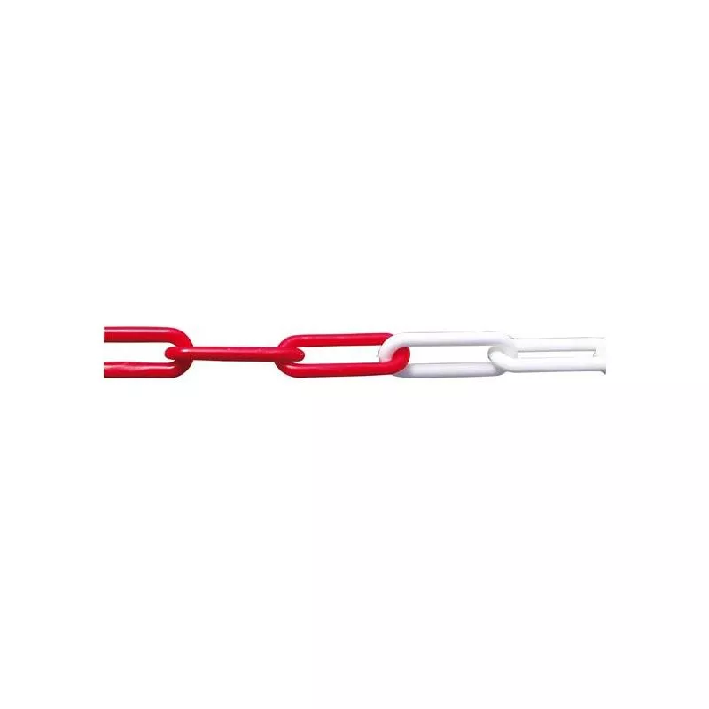 Cadena Plástico Rojo/Blanco 6,0Mm En Oferta Cadena Plástico Rojo/Blanco 6