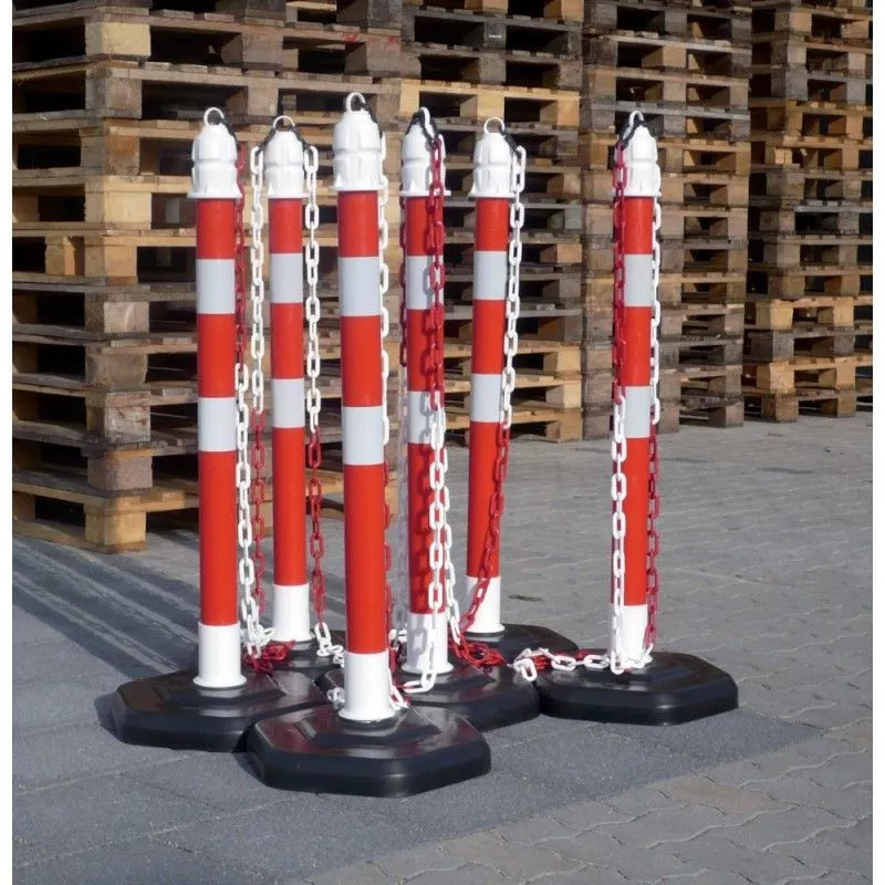 Cadena Señalización + Poste ( 5X3M Cadenas + 6 Postes) En Oferta Cadena Señalización + Poste ( 5X3M Cadenas + 6 Postes) Barato