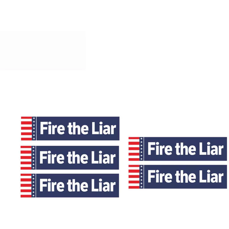 Calcomania Para Parachoques Calcomania Para Carroceria De Automovil Anti-Trump - 'Fire The Liar' Calcomania Para Parachoques Para El Presidente 2020 En Oferta Calcomania Para Parachoques Calcomania Para Carroceria De Automovil Anti-Trump - 'Fire The Liar' Calcomania Para Parachoques Para El Presidente 2020 Barato