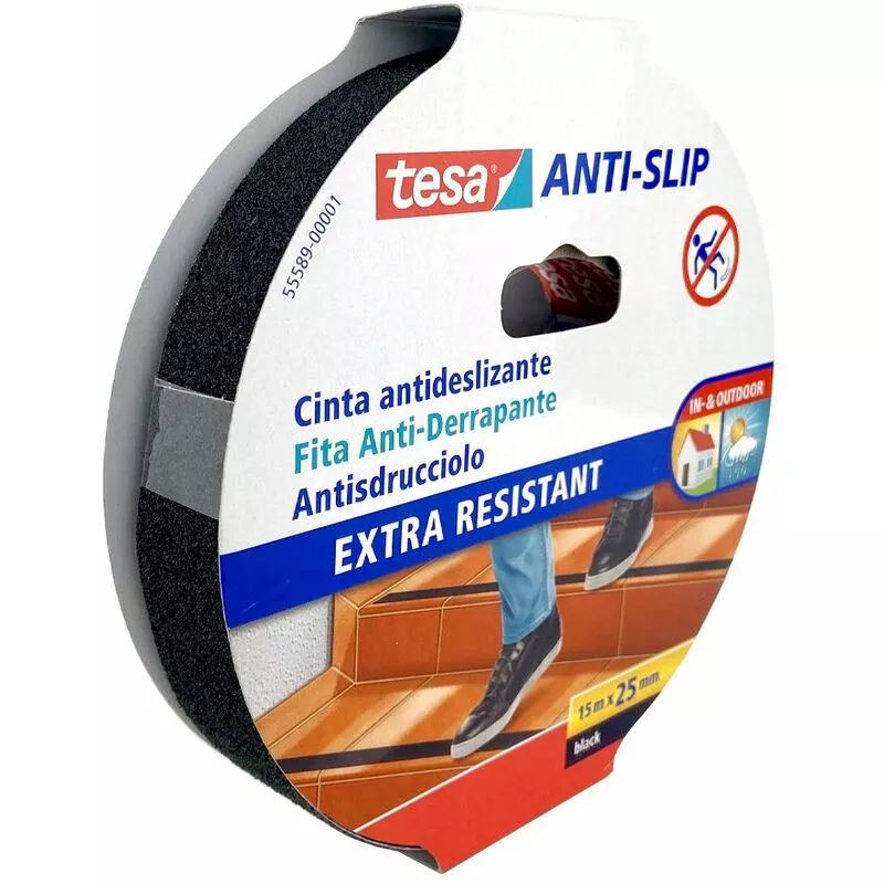 Cinta Antideslizante 25Mmx05Mt Adhesivo Negro Tesatape En Oferta Cinta Antideslizante 25Mmx05Mt Adhesivo Negro Tesatape Barato