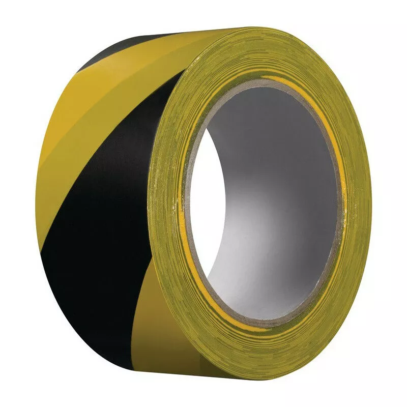Cinta De Advertencia Extra 339 Pvc Negro / Amarillo L.33M An.50Mm Rl.kip En Oferta Cinta De Advertencia Extra 339 Pvc Negro / Amarillo L.33M An.50Mm Rl.kip Barato
