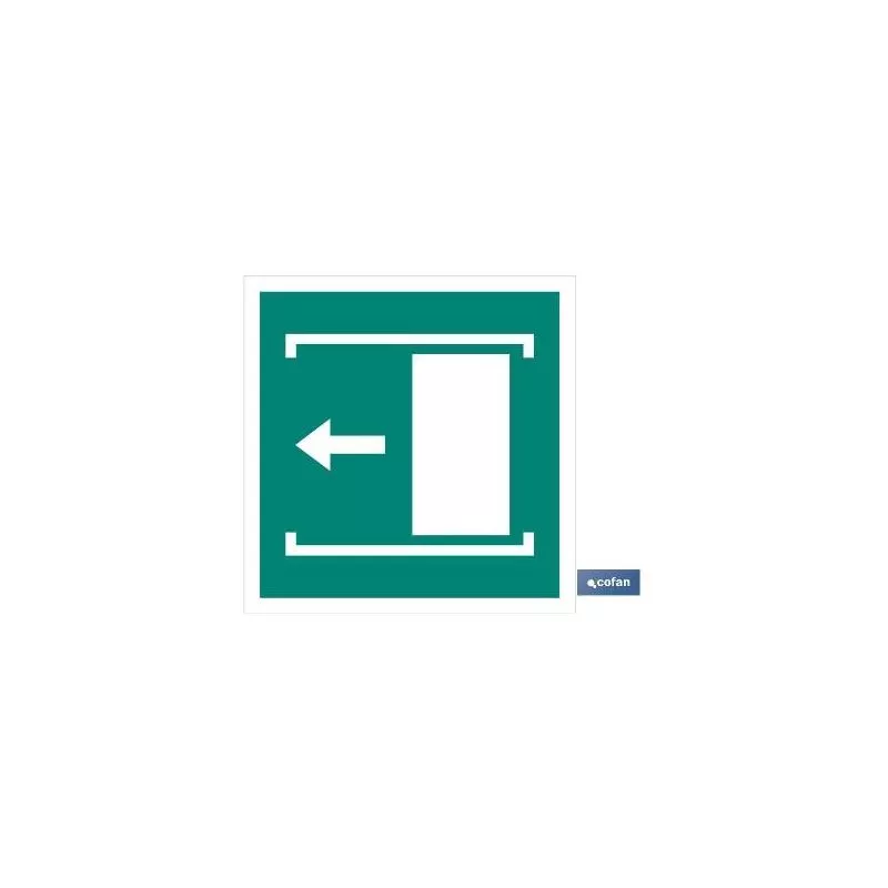 Cofan - Plimpo Señal Luminiscente 210X210Mm Salida Emergencia Izquierda En Oferta Cofan - Plimpo Señal Luminiscente 210X210Mm Salida Emergencia Izquierda Barato