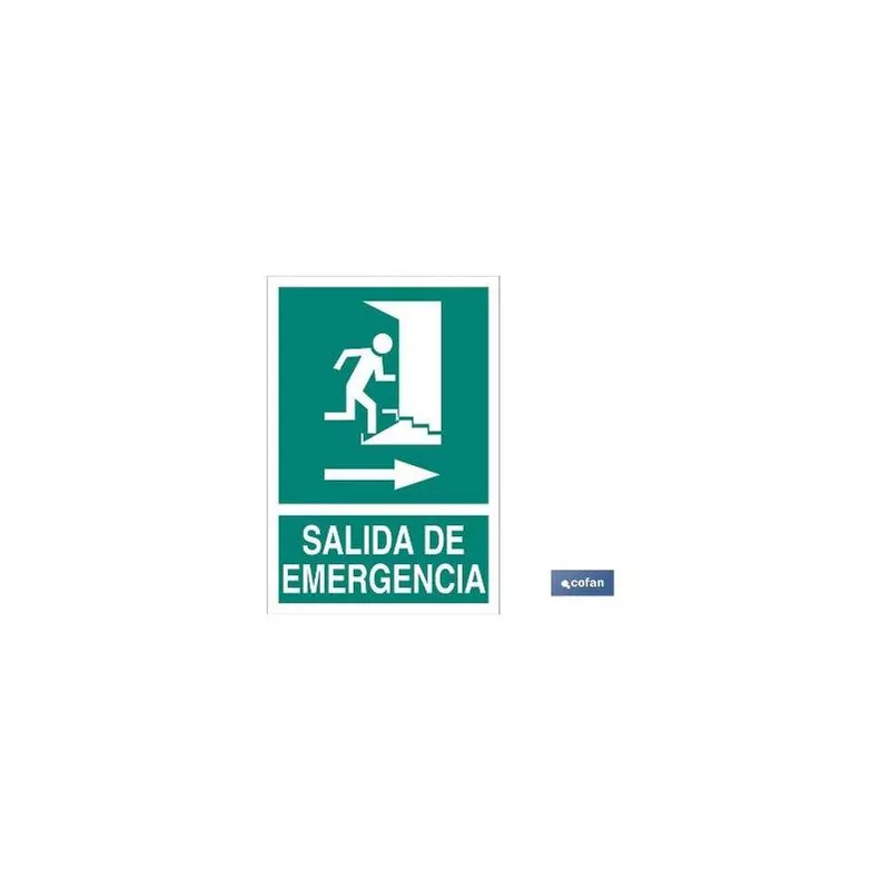 Cofan - Plimpo Señal Luminiscente 420X297Mm. Salida De Emergencia Texto En Oferta Cofan - Plimpo Señal Luminiscente 420X297Mm. Salida De Emergencia Texto Barato