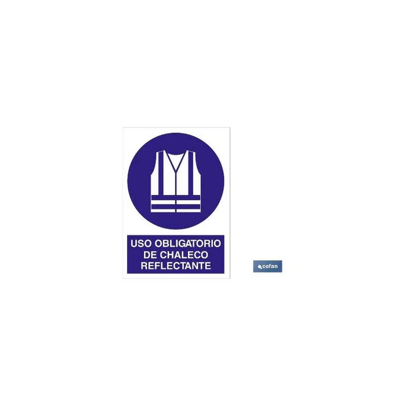 Cofan - Plimpo Señal Poliestireno 210X148Mm Uso Obligatorio De Chaleco Reflectante En Oferta Cofan - Plimpo Señal Poliestireno 210X148Mm Uso Obligatorio De Chaleco Reflectante Barato