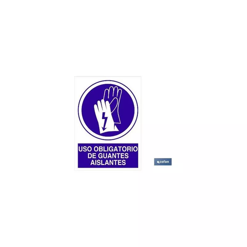 Cofan - Plimpo Señal Poliestireno 210X148Mm Uso Obligatorio De Guantes Aislantes En Oferta Cofan - Plimpo Señal Poliestireno 210X148Mm Uso Obligatorio De Guantes Aislantes Barato