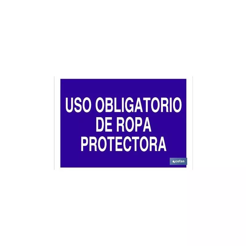 Cofan - Plimpo Señal Poliestireno 297X210 Uso Obligatorio De Ropa Ajustada En Oferta Cofan - Plimpo Señal Poliestireno 297X210 Uso Obligatorio De Ropa Ajustada Barato