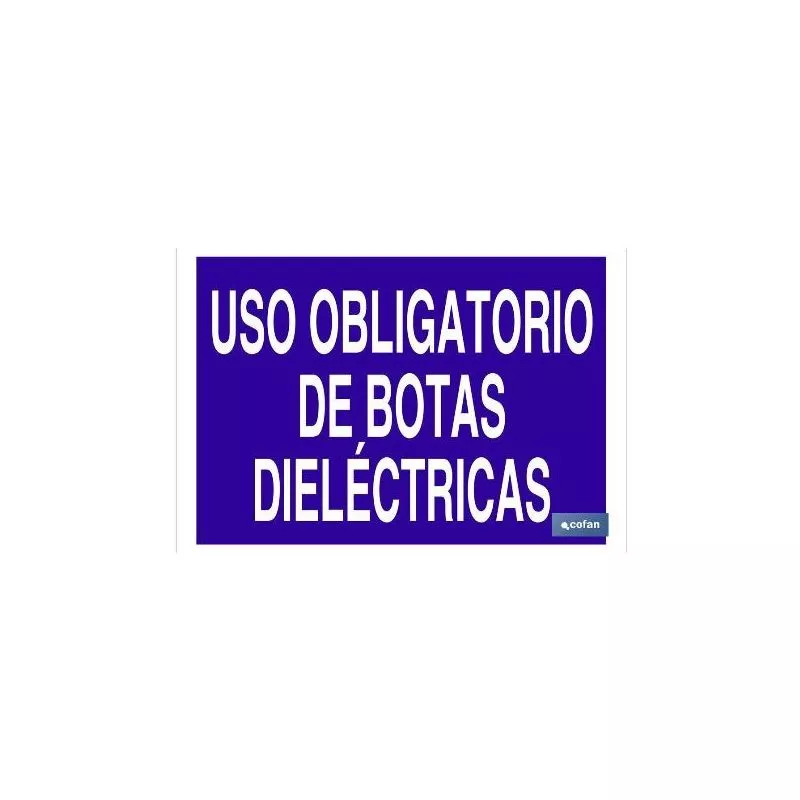 Cofan - Plimpo Señal Poliestireno 420X297 Uso Obligatorio De Botas Dieléctricas En Oferta Cofan - Plimpo Señal Poliestireno 420X297 Uso Obligatorio De Botas Dieléctricas Barato