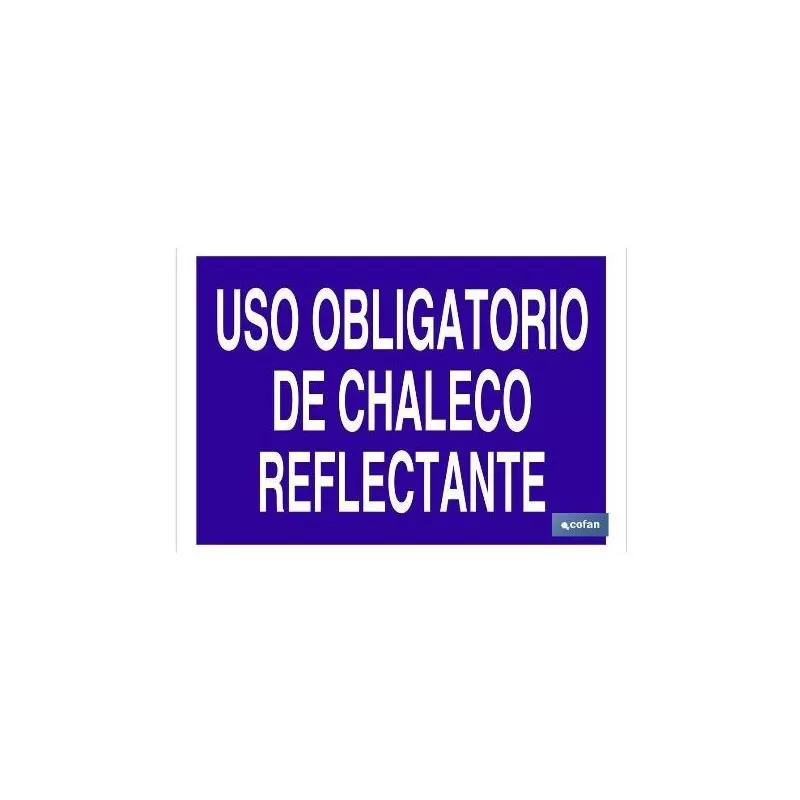 Cofan - Plimpo Señal Poliestireno 420X297 Uso Obligatorio De Chaleco Reflectante En Oferta Cofan - Plimpo Señal Poliestireno 420X297 Uso Obligatorio De Chaleco Reflectante Barato