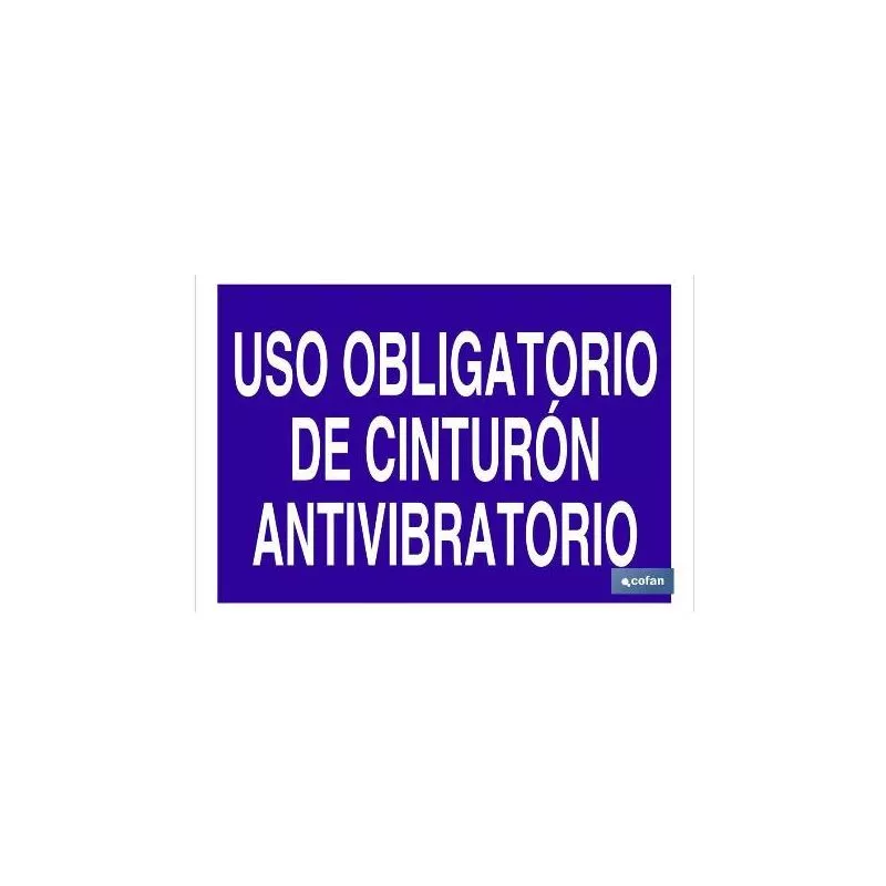 Cofan - Plimpo Señal Poliestireno 420X297 Uso Obligatorio De Cinturón Antivibratorio En Oferta Cofan - Plimpo Señal Poliestireno 420X297 Uso Obligatorio De Cinturón Antivibratorio Barato