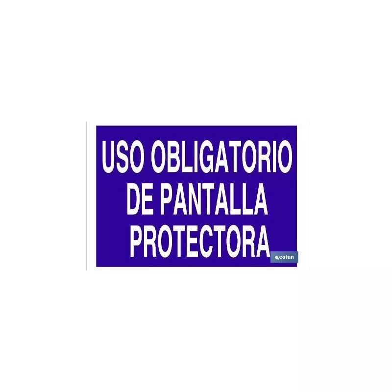 Cofan - Plimpo Señal Poliestireno 420X297 Uso Obligatorio De Pantalla Protectora En Oferta Cofan - Plimpo Señal Poliestireno 420X297 Uso Obligatorio De Pantalla Protectora Barato