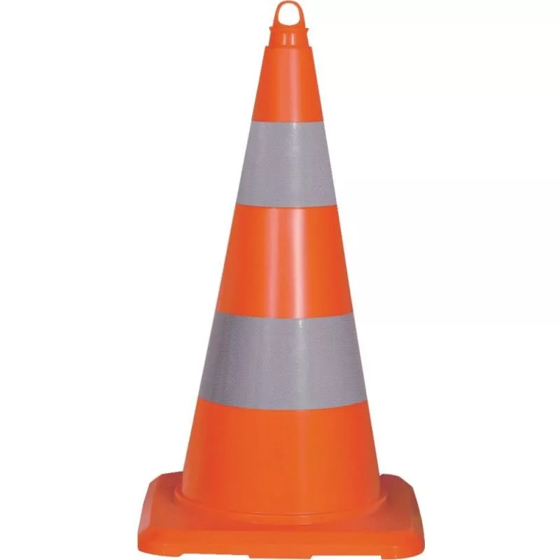 Cono de señalización reflectante 500mm PVC naranja barato