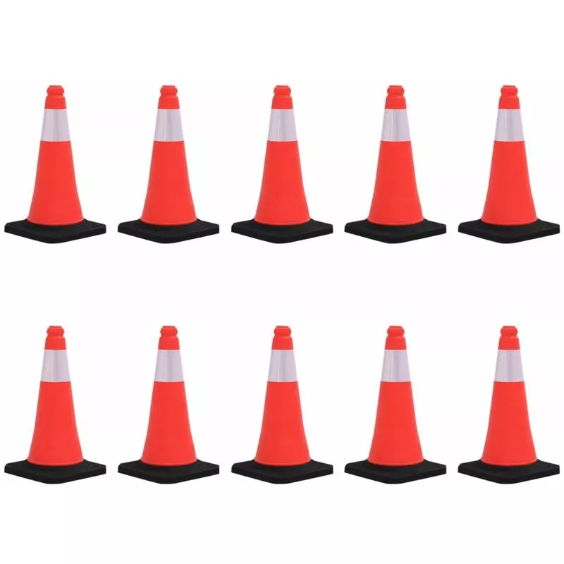 Conos De Tráfico Reflectantes Con Base Pesada 10 Uds 50 Cm En Oferta Conos De Tráfico Reflectantes Con Base Pesada 10 Uds 50 Cm Barato