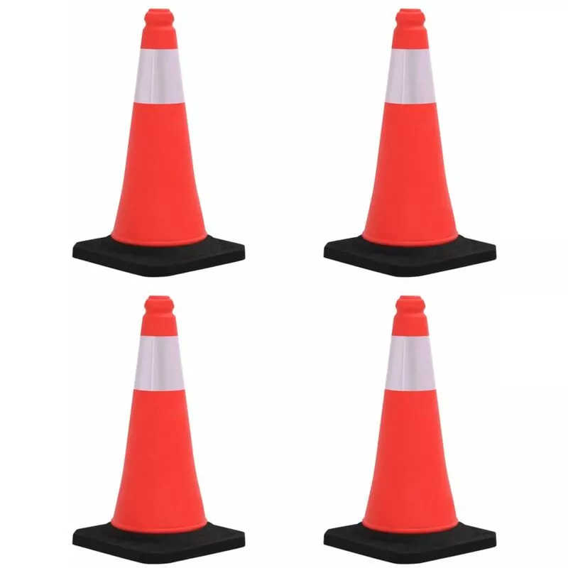 Conos De Tráfico Reflectantes Con Base Pesada 4 Uds 50 Cm En Oferta Conos De Tráfico Reflectantes Con Base Pesada 4 Uds 50 Cm Barato