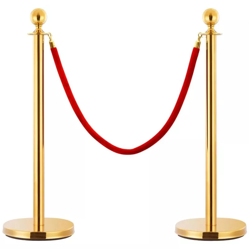 Cuerda Para Poste De Control De Masas Terciopelo Rojo Y Dorado En Oferta Cuerda Para Poste De Control De Masas Terciopelo Rojo Y Dorado Barato