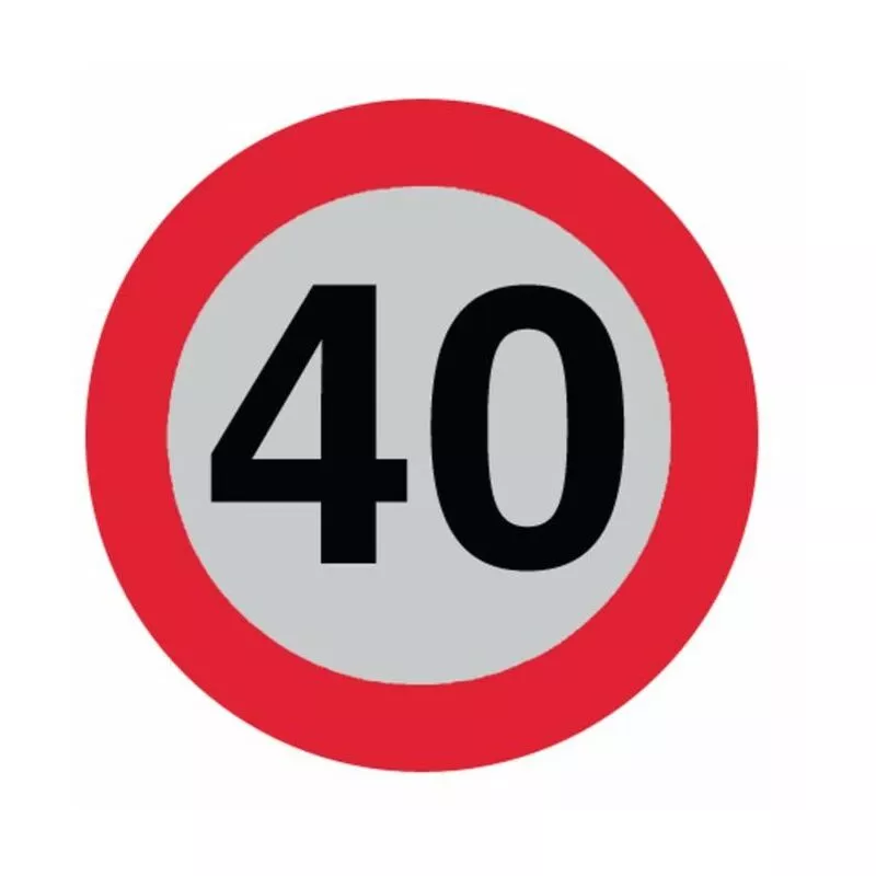 Disco adhesivo ø 200 límite de velocidad 40 km/h barato