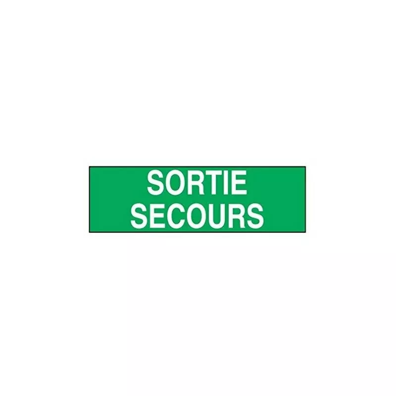 Etiqueta De Señalización De Salida De Emergencia Para Bloque Luminox O Behar - Luminox Lum10406 barato