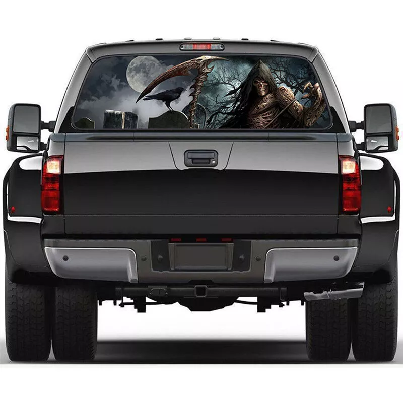 Etiqueta Engomada De La Ventana Trasera Grim Reaper Cemetery Calcomania Grafica Para Automovil Suv Camion 135 * 36 Cm En Oferta Etiqueta Engomada De La Ventana Trasera Grim Reaper Cemetery Calcomania Grafica Para Automovil Suv Camion 135 * 36 Cm Barato