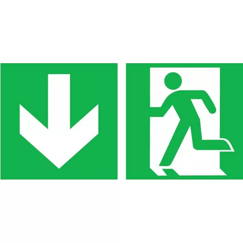 Fp - Placa De Salvamento Salida De Emergencia Izquierda Con Flecha De Dirección Hacia Delante Lamina 300X150 En Oferta Fp - Placa De Salvamento Salida De Emergencia Izquierda Con Flecha De Dirección Hacia Delante Lamina 300X150 Barato