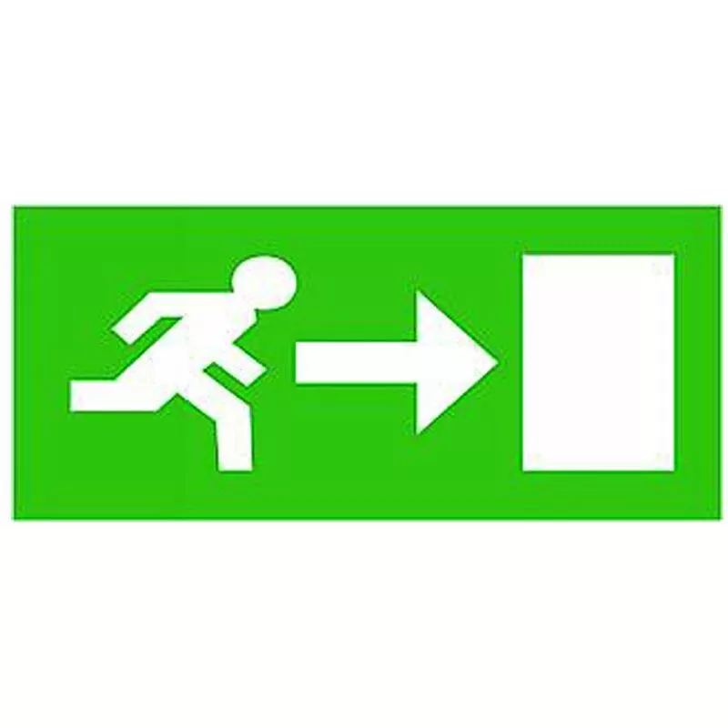 Flecha direccional DERECHA luminarias para vías de evacuación serie FL-25 unilateral barato