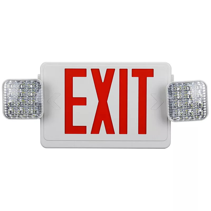 Indicador De Incendio Con Indicador Led De Evacuacion De Emergencia Doble Cabezal Ajustable, Rojo En Oferta Indicador De Incendio Con Indicador Led De Evacuacion De Emergencia Doble Cabezal Ajustable