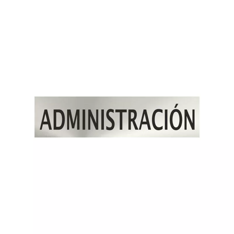 Informativa Administración Acero Inoxidable Adhesivo De 0,8Mm 50X200Mm Rd707062 En Oferta Informativa Administración Acero Inoxidable Adhesivo De 0