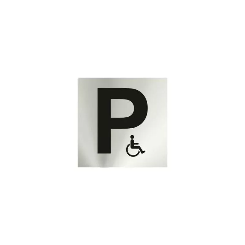 Informativa Parking Minusválidos Acero Inox. Adhesivo 0,8Mm 120X120Mm En Oferta Informativa Parking Minusválidos Acero Inox. Adhesivo 0