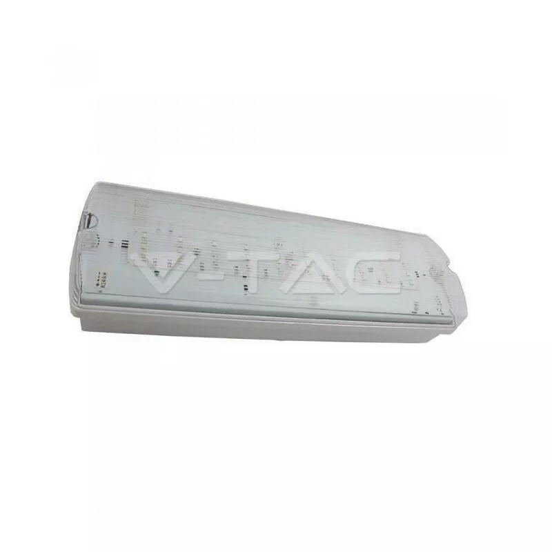 La'mpara de emergencia led 4w plstico blanco color