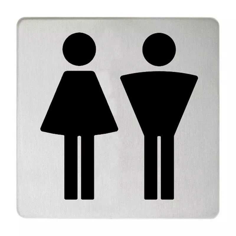 Letrero De Puerta Plan Símbolo Mujeres / Hombres Aluminio Plata-Elo - Keuco En Oferta Letrero De Puerta Plan Símbolo Mujeres / Hombres Aluminio Plata-Elo - Keuco Barato