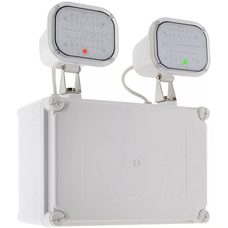 Luz De Emergencia Led Krolux Auto-Test, Estanca Ip65, Industrial, Blanco Frío En Oferta Luz De Emergencia Led Krolux Auto-Test