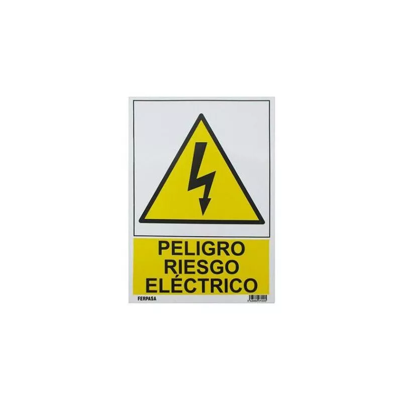 Meganei Cartel 29,7X21 Cm Pvc Peligro Riesgo Elec 7000 En Oferta Meganei Cartel 29