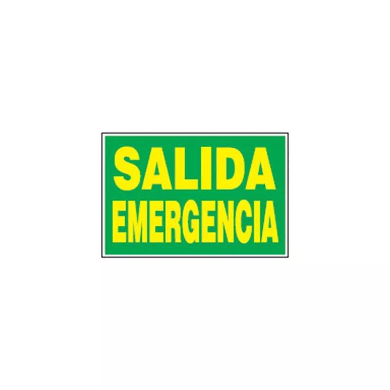 Meganei Cartel 29,7X21 Cm Salida Emergencia 1034L En Oferta Meganei Cartel 29
