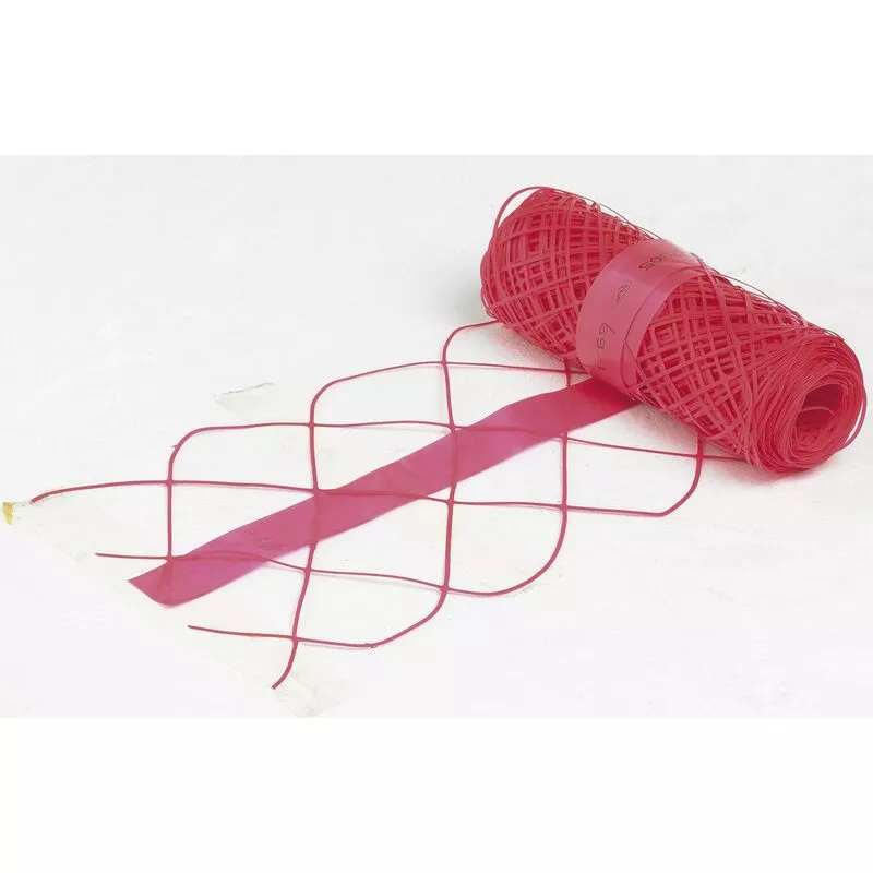 Malla de advertencia roja