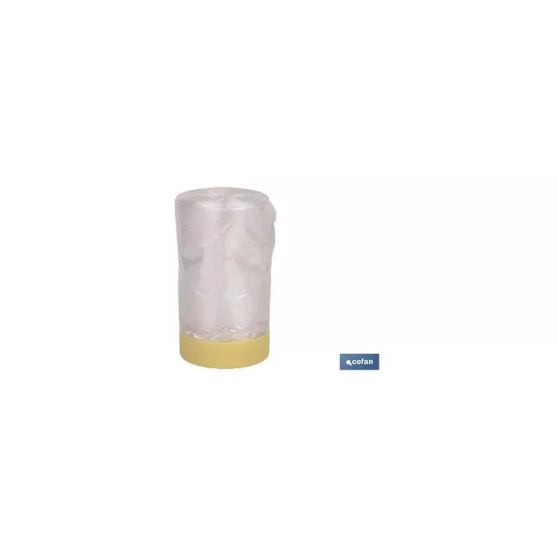 PLIMPO rollo cinta crepe + plástico 80° (90cm x 22.5m) barato